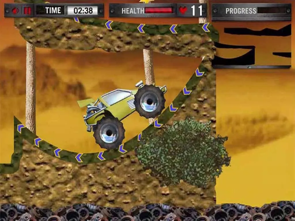 Monster Truck - big foot racing iPad  سکرین شاٹس