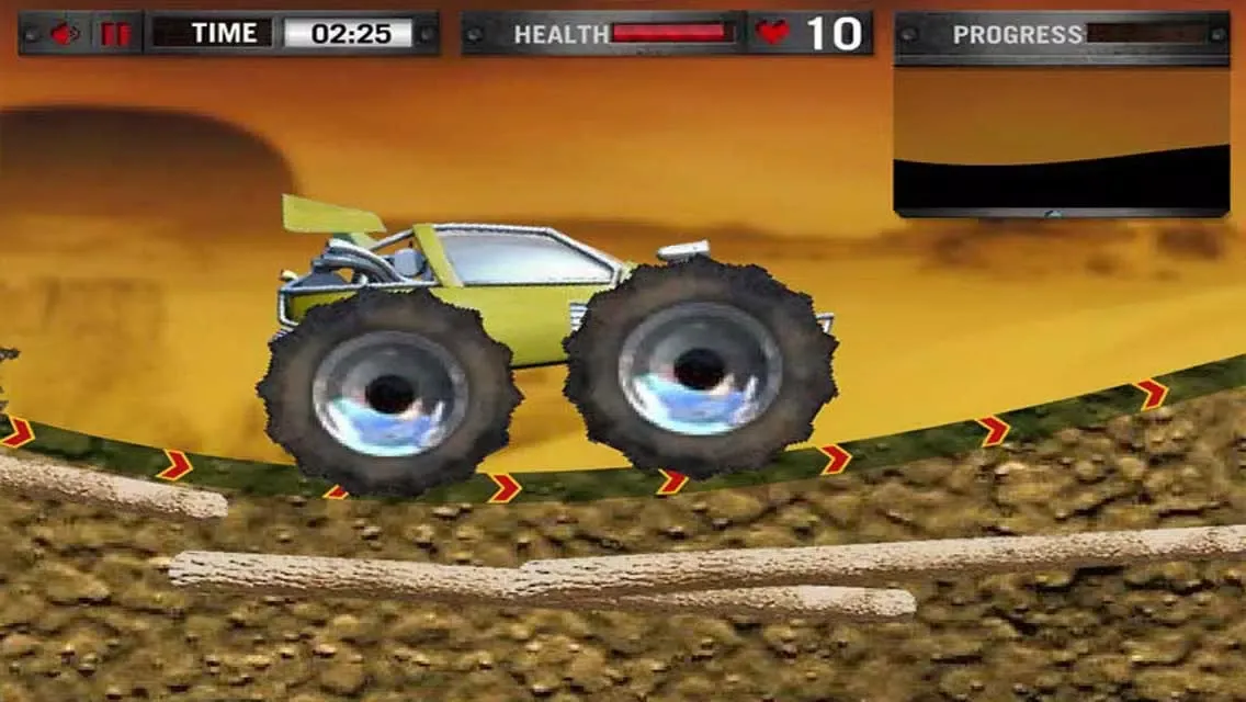 Monster Truck - big foot racing سکرین شاٹس