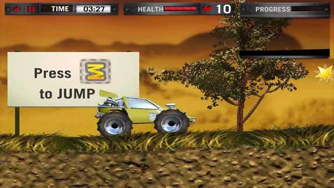 Monster Truck - big foot racing سکرین شاٹس