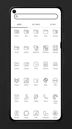 Arcticons Black - Icon Pack Screenshots