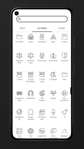 Arcticons Black - Icon Pack Screenshots