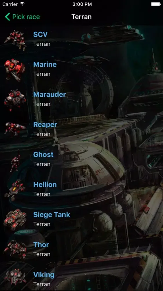 Unit Guide for Starcraft II: Legacy of the Void应用截图