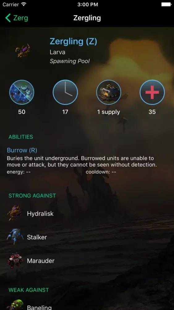 Unit Guide for Starcraft II: Legacy of the Void应用截图