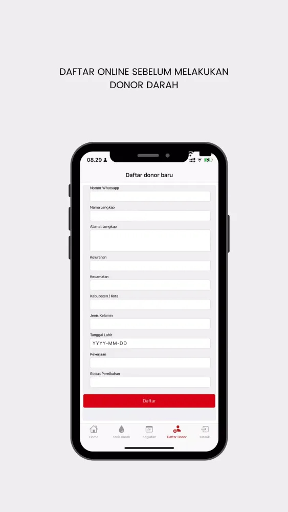 donorku سکرین شاٹس
