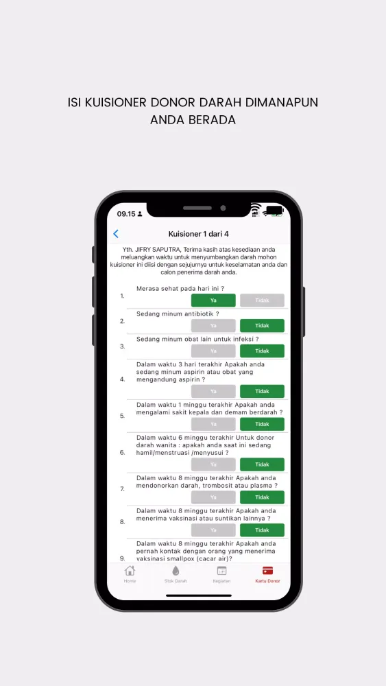 donorku سکرین شاٹس