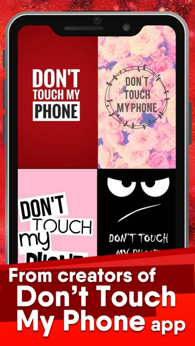 Don't touch my phone wallpaper Ekran Görüntüleri