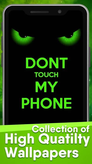 Don't touch my phone wallpaper Ekran Görüntüleri