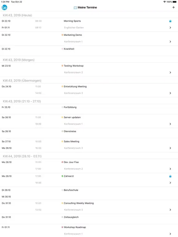 Capturas de pantalla de business express - be mobile iPad 