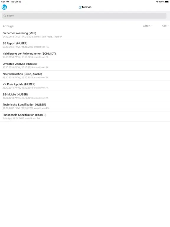 Capturas de pantalla de business express - be mobile iPad 