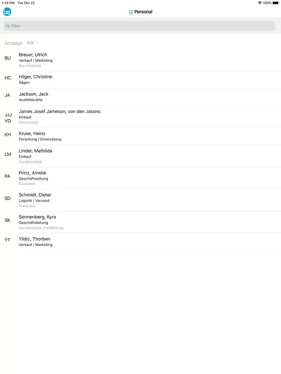 Capturas de pantalla de business express - be mobile iPad 