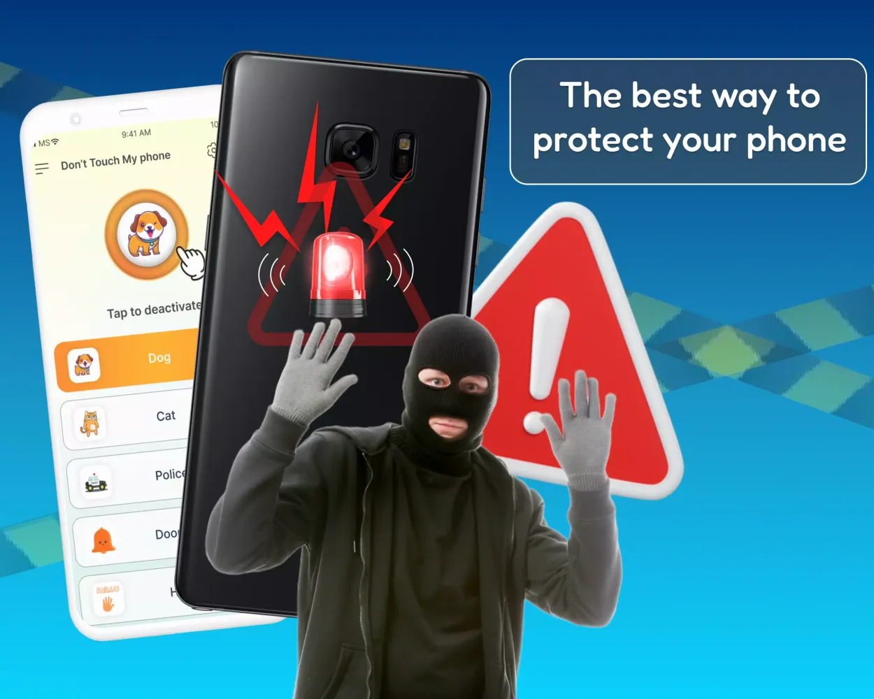 Don't touch my phone AntiTheft Screenshots