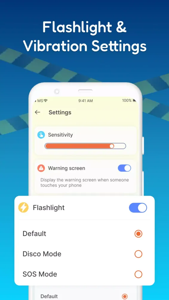 Don't touch my phone AntiTheft Screenshots