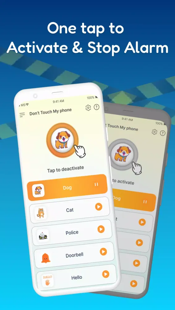 Don't touch my phone AntiTheft Screenshots