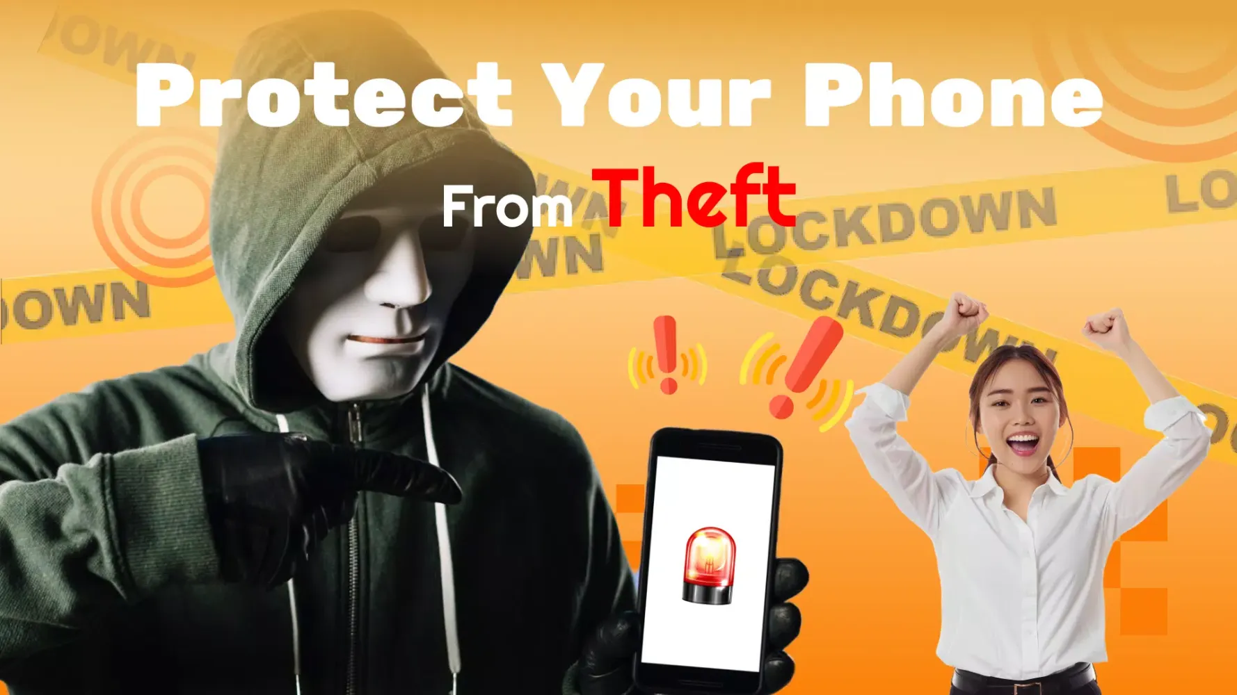 Don't touch my phone AntiTheft Screenshots
