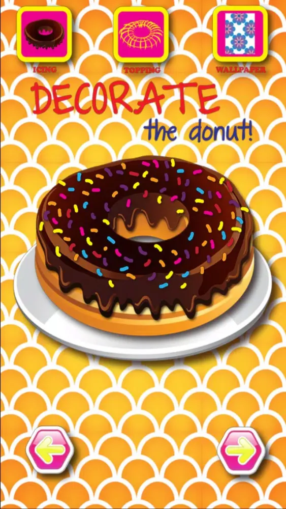 Zrzuty ekranu Donut Maker Cooking Game