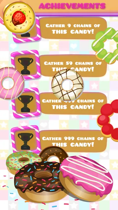 Tangkapan layar Donut Cookie - Crush Dazzle Puzzle 4 match
