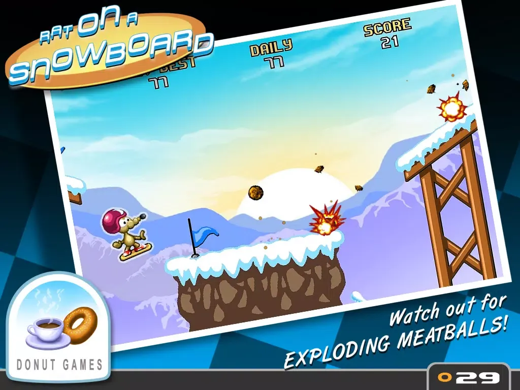 Rat On A Snowboard স্ক্রিনশট