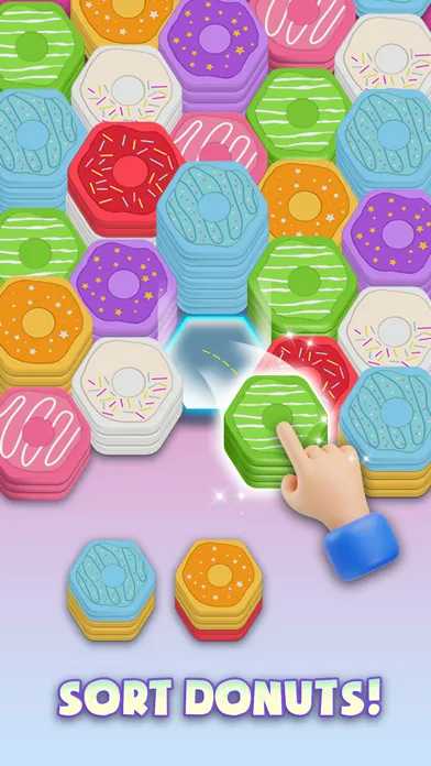 Donut Stack Sort سکرین شاٹس