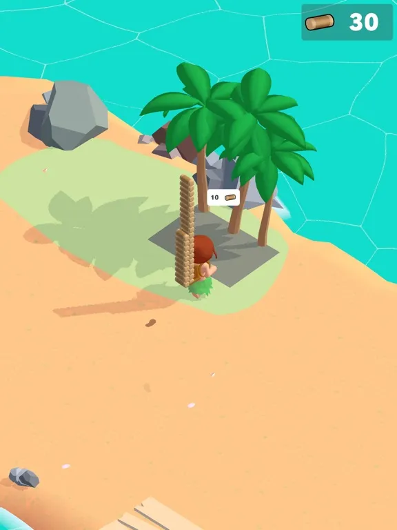 Tangkapan layar Island Crafter iPad 