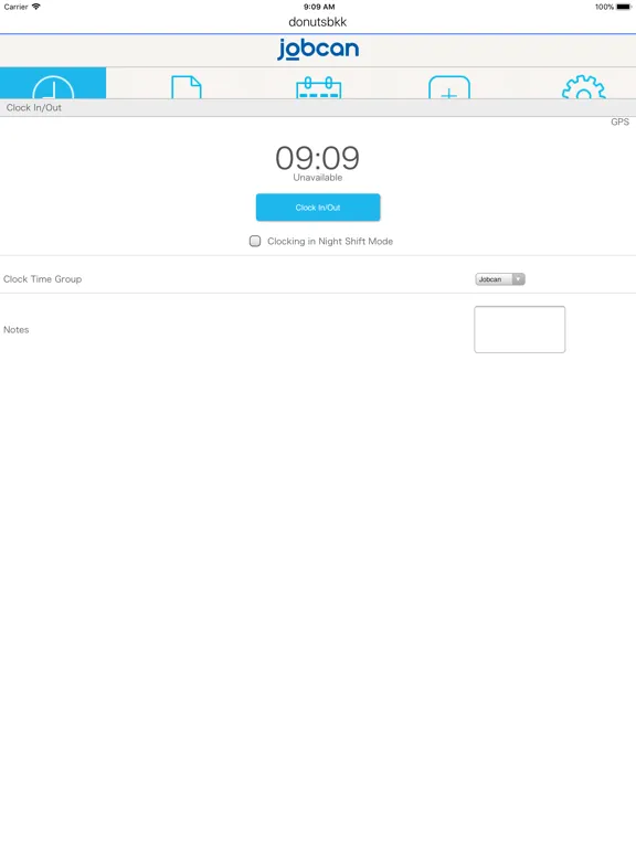 JobcanTH iPad  স্ক্রিনশট