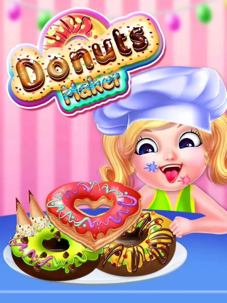 ภาพหน้าจอของ Donut Games: Dessert Maker iPad 