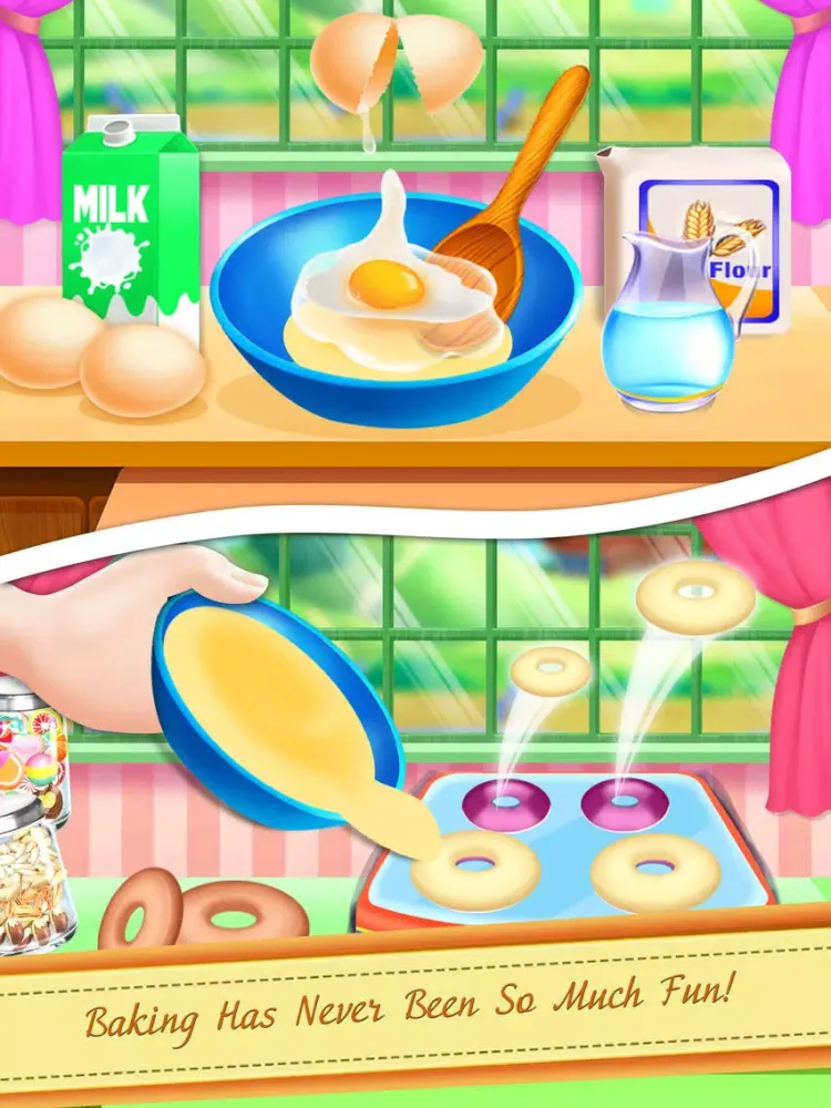 ภาพหน้าจอของ Donut Games: Dessert Maker iPad 