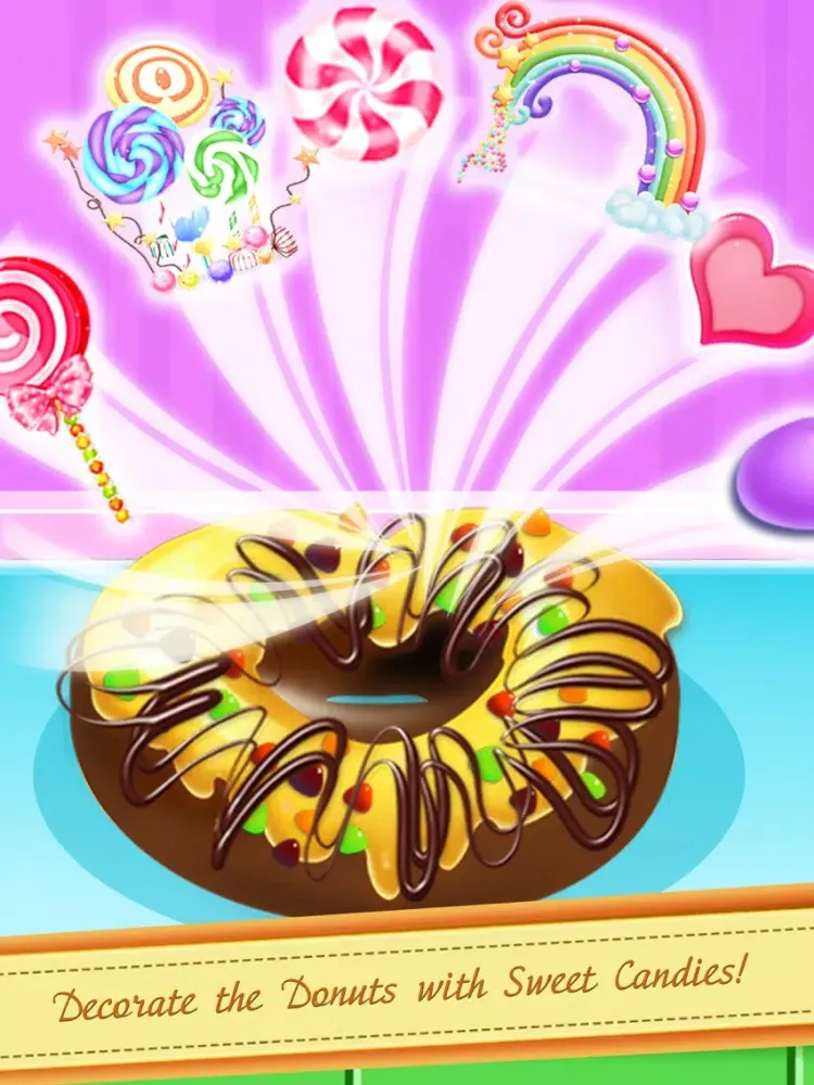 ภาพหน้าจอของ Donut Games: Dessert Maker iPad 