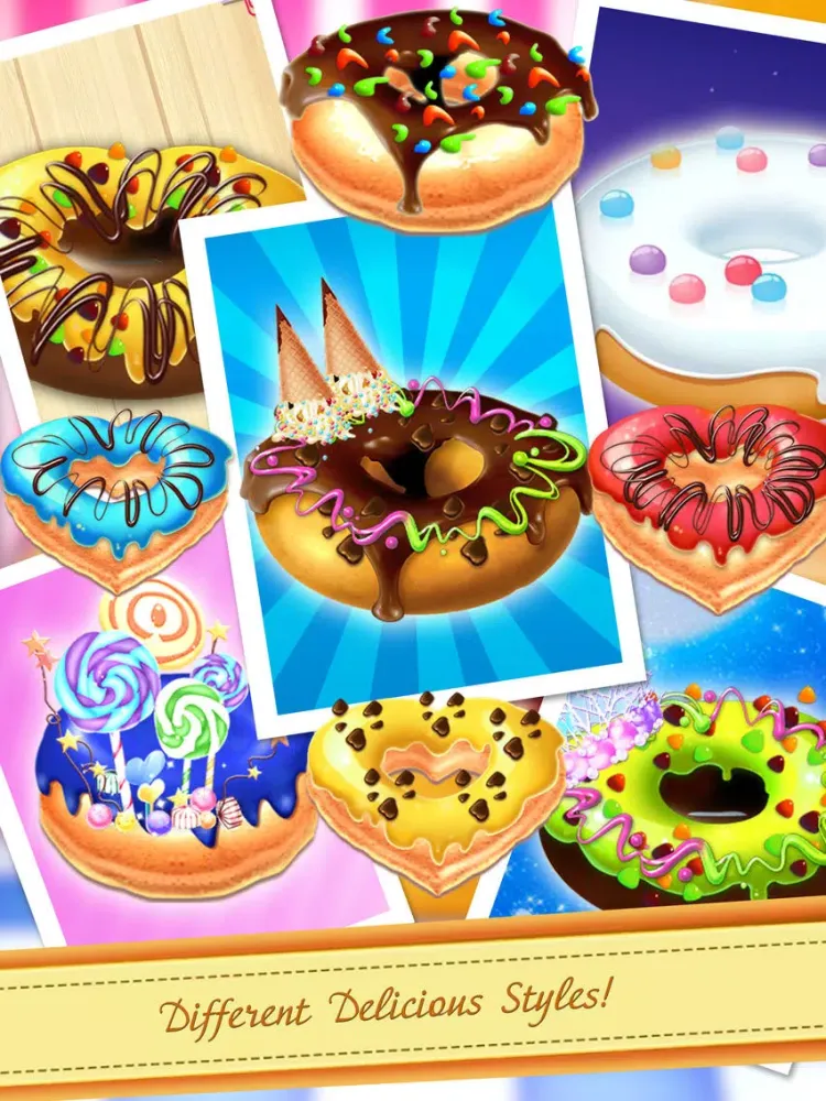 ภาพหน้าจอของ Donut Games: Dessert Maker iPad 