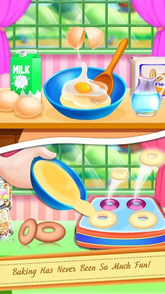 ภาพหน้าจอของ Donut Games: Dessert Maker