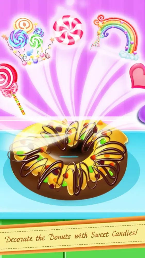 ภาพหน้าจอของ Donut Games: Dessert Maker