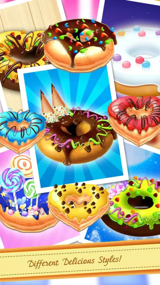 ภาพหน้าจอของ Donut Games: Dessert Maker