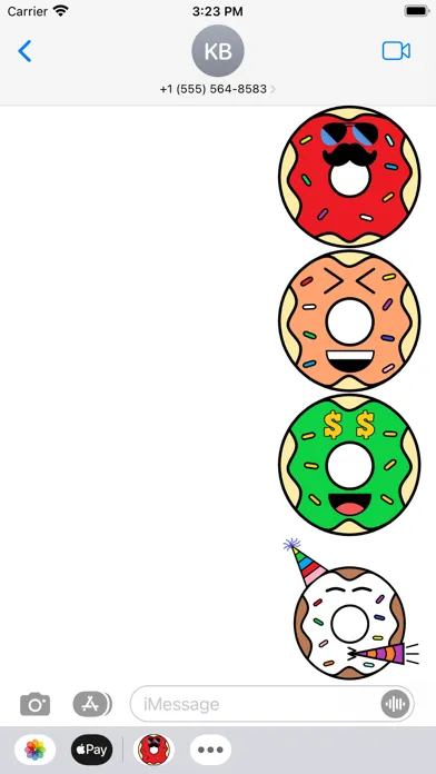 Powder Donut Co Stickers スクリーンショット