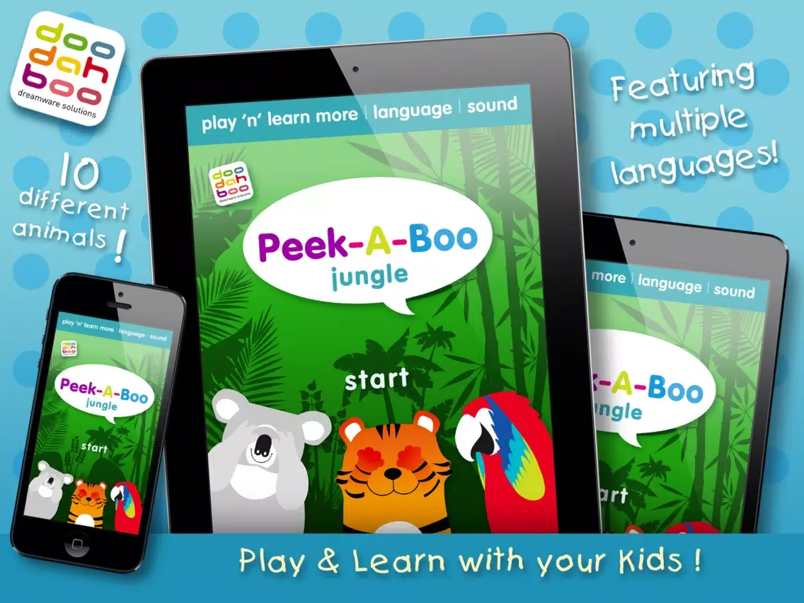 Peek-A-Boo Jungle – Play ‘N’ Learn iPad  Ekran Görüntüleri