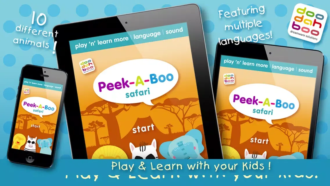 Zrzuty ekranu Peek-A-Boo Safari – Play ‘N’ Learn