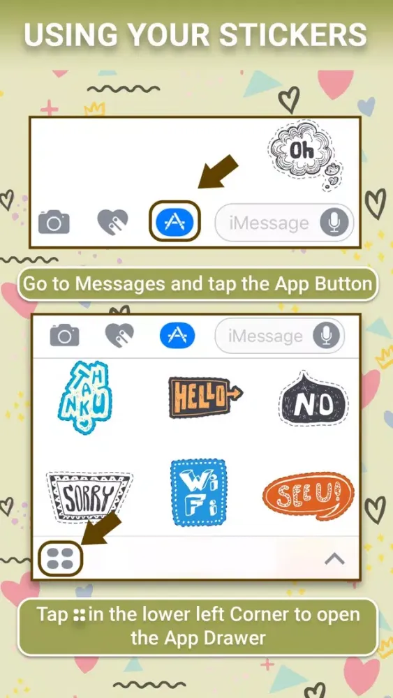 تصاویر Animated Doodle Speech sticker