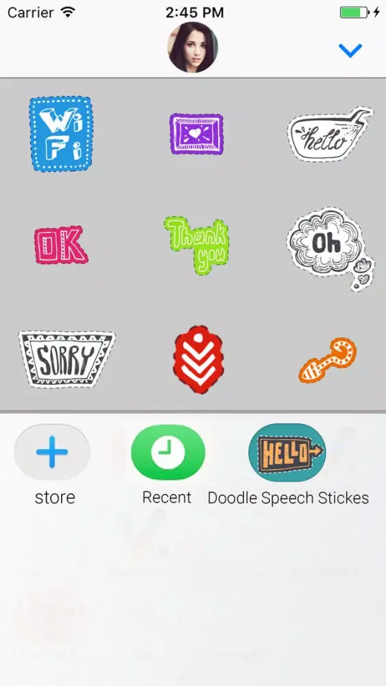 تصاویر Animated Doodle Speech sticker