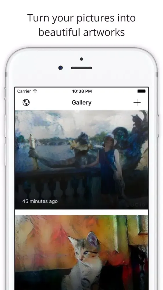 Capturas de pantalla de Lucid - turn your pictures into art.