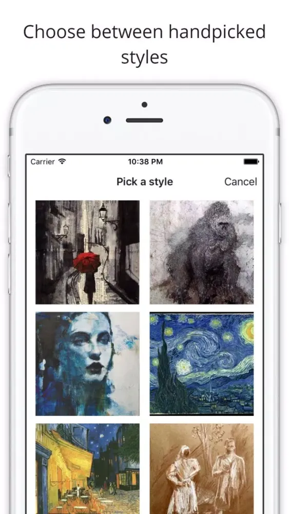 Capturas de pantalla de Lucid - turn your pictures into art.
