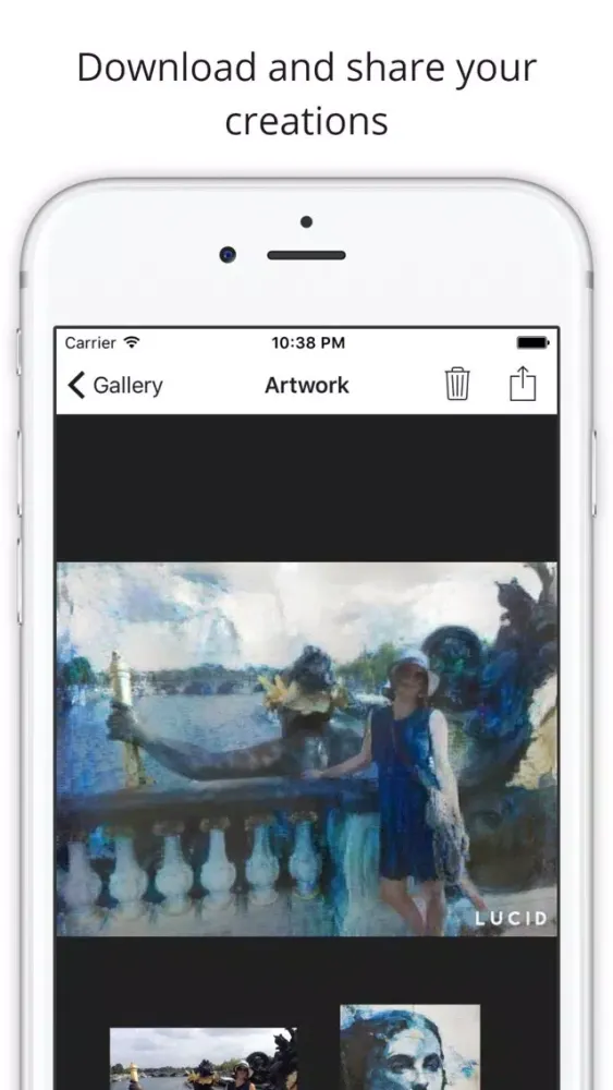 Capturas de pantalla de Lucid - turn your pictures into art.