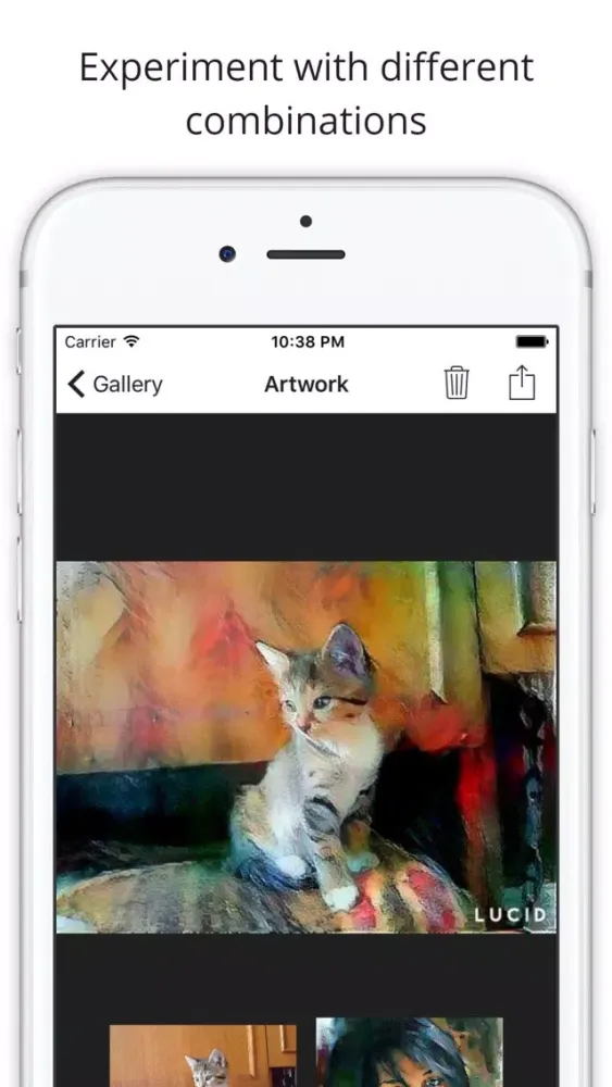 Capturas de pantalla de Lucid - turn your pictures into art.