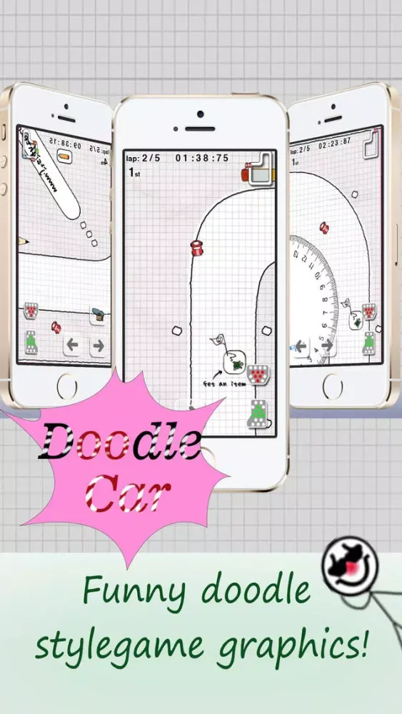 صور Doodle Car Racing - Zipcar Loop Drive
