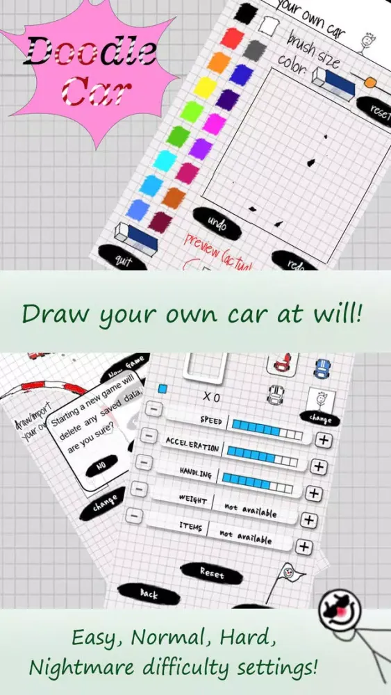 صور Doodle Car Racing - Zipcar Loop Drive