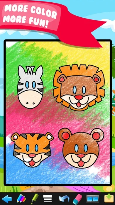 Kids Doodle Coloring Book Drawing - Preschool Toddler Fun!應用截圖