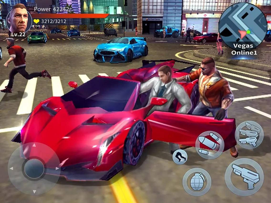 Tangkapan layar Auto Gangsters iPad 