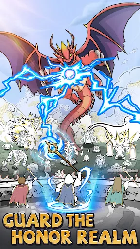 Doodle Magic: Wizard vs Slime应用截图