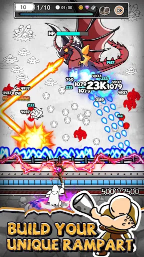 Doodle Magic: Wizard vs Slime应用截图