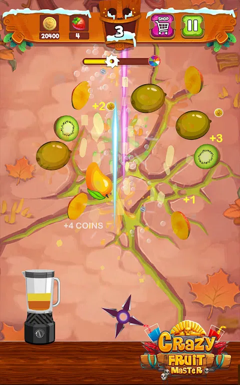 ภาพหน้าจอของ Crazy Juice Fruit Master: Fruit Slasher Ninja Games