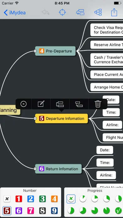 Mydea (mindmap) Screenshots