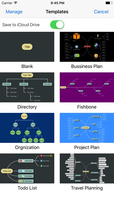 Mydea (mindmap) Screenshots