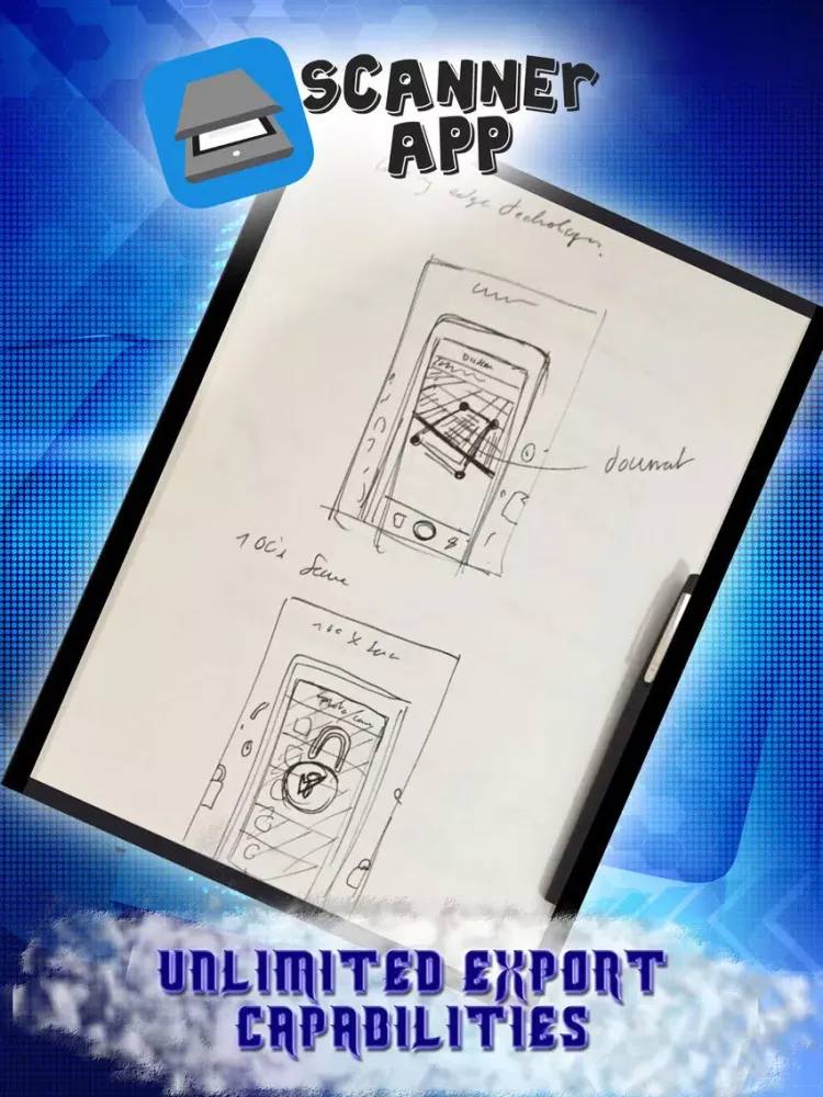 Ảnh chụp màn hình của Scanner Application - Documents, Receipts & PDF iPad 